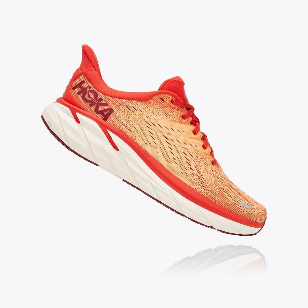 Women's Clifton 8 - Fiesta / Blazing Orange